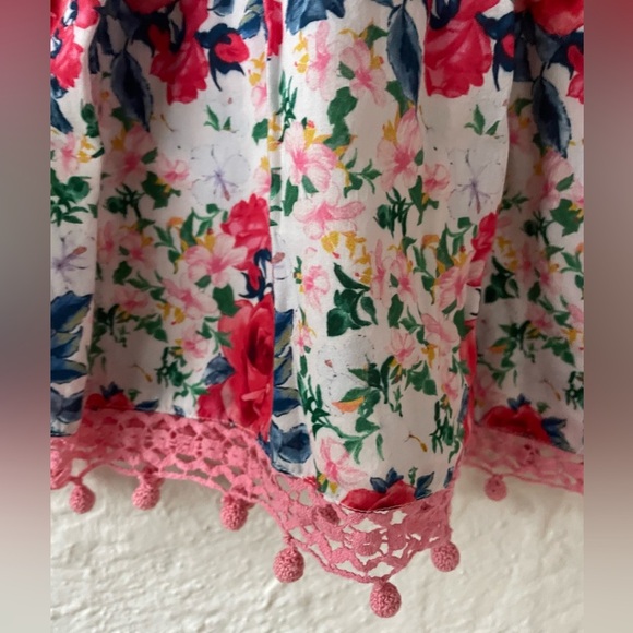 LoveShackFancy Rush Of Red Novalie Scoop Neck Mini Dress SKU: 11315774; S - Picture 5 of 12